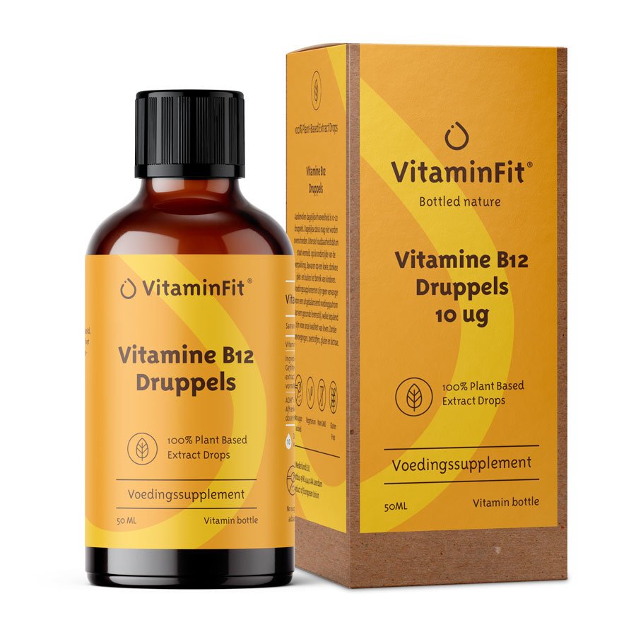 leerplan wol waterstof VitaminFit Vitamine B12 Druppels - Cosmic-beauty