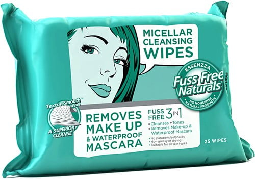 fuss free face wipes micellar cleansing