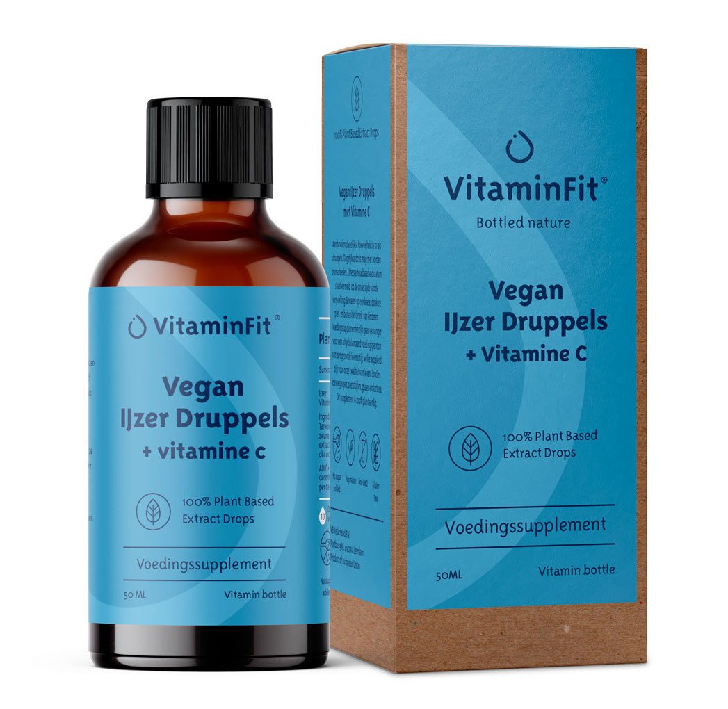 VitaminFit IJzer Druppels + Vit C -