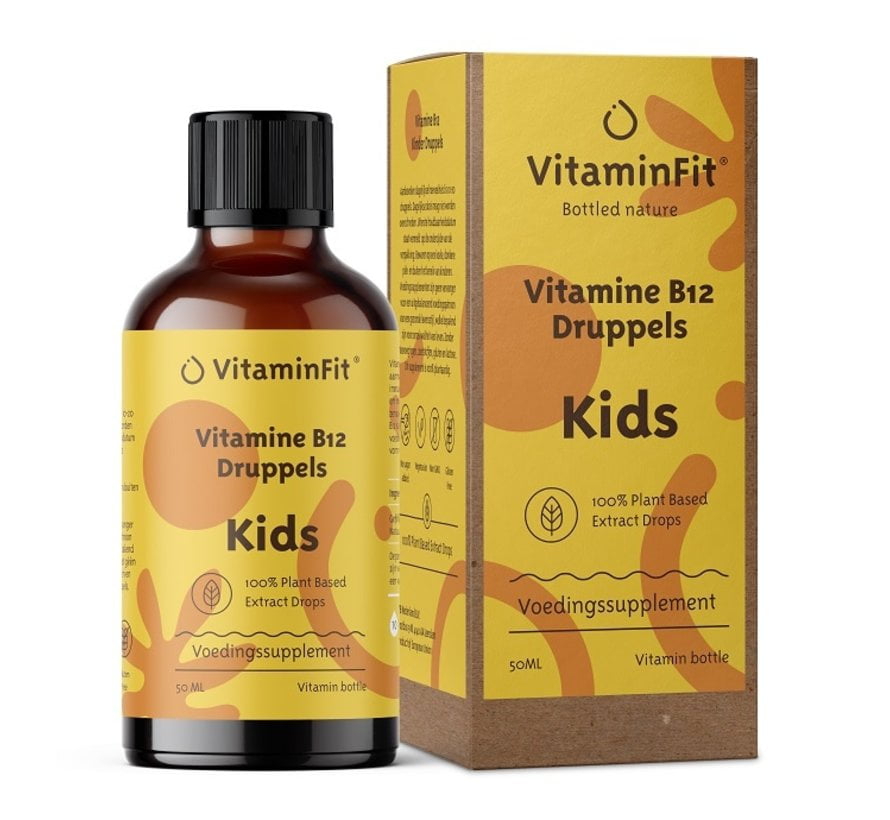 overhandigen Bourgeon Onbevreesd VitaminFit Vitamine B12 Kids Druppels 50 ML - Cosmic-beauty